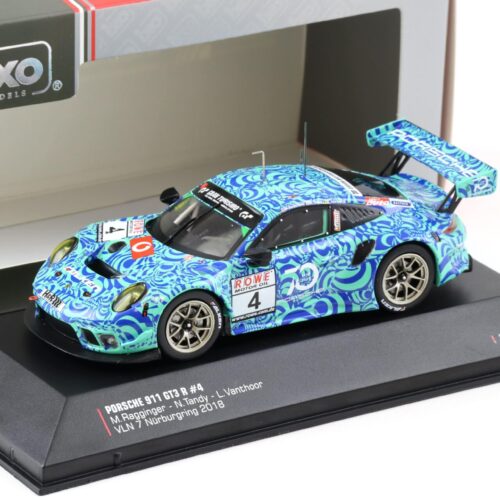 1:43 IXO Porsche 911 991 GT3 R #4 VLN 7 Nürburgring 2018 Falken Ragginger/ Tandy