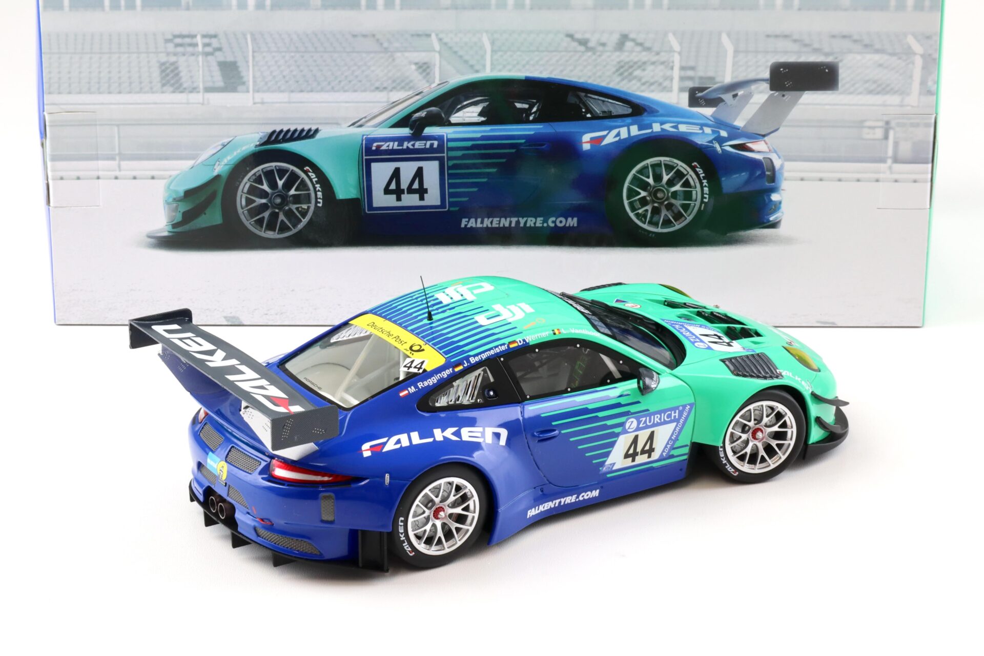 1:18 Minichamps Porsche 911 991 GT3 R #44 Falken Motorsports 24h Nürburgring 2017