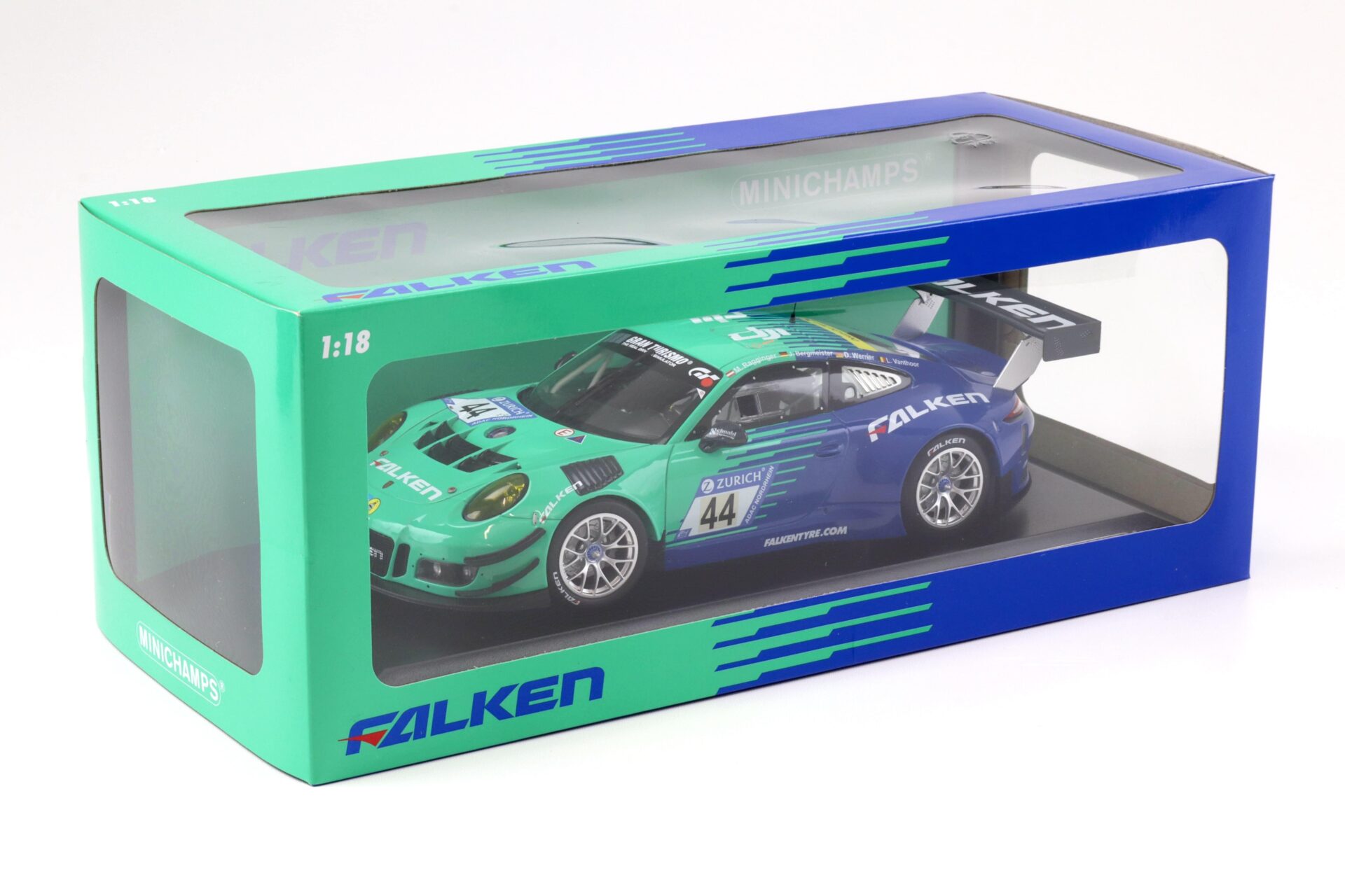 1:18 Minichamps Porsche 911 991 GT3 R #44 Falken Motorsports 24h Nürburgring 2017