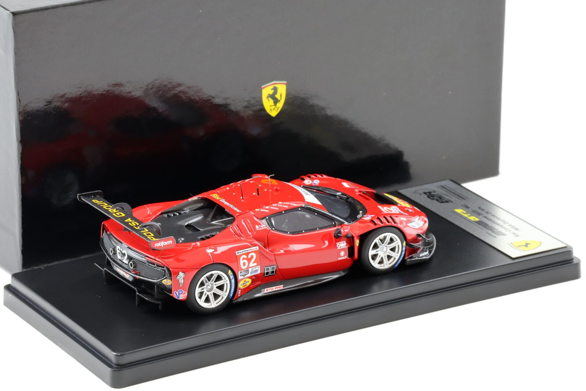1:43 BBR Competition Ferrari 296 GT3 Risi Competizione 2023 #62 IMSA Datytona 24h