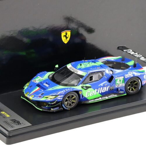 1:43 BBR Competition Ferrari 296 GT3 Cetilar Racing 2023 #47 IMSA Daytona 24h