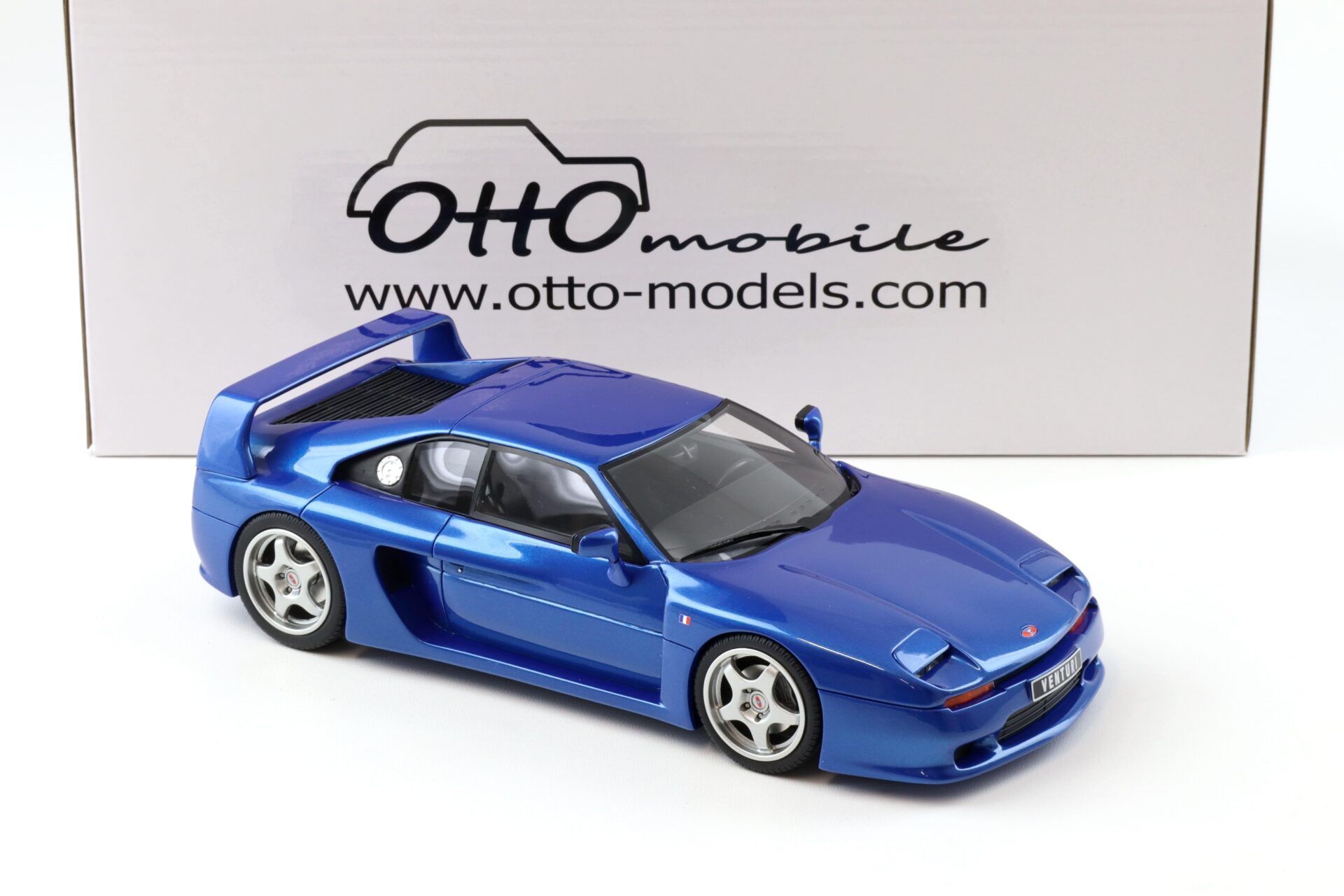 1:18 OTTO mobile OT1088 Venturi 400 GT Phase 2 blue Atlantic 1994