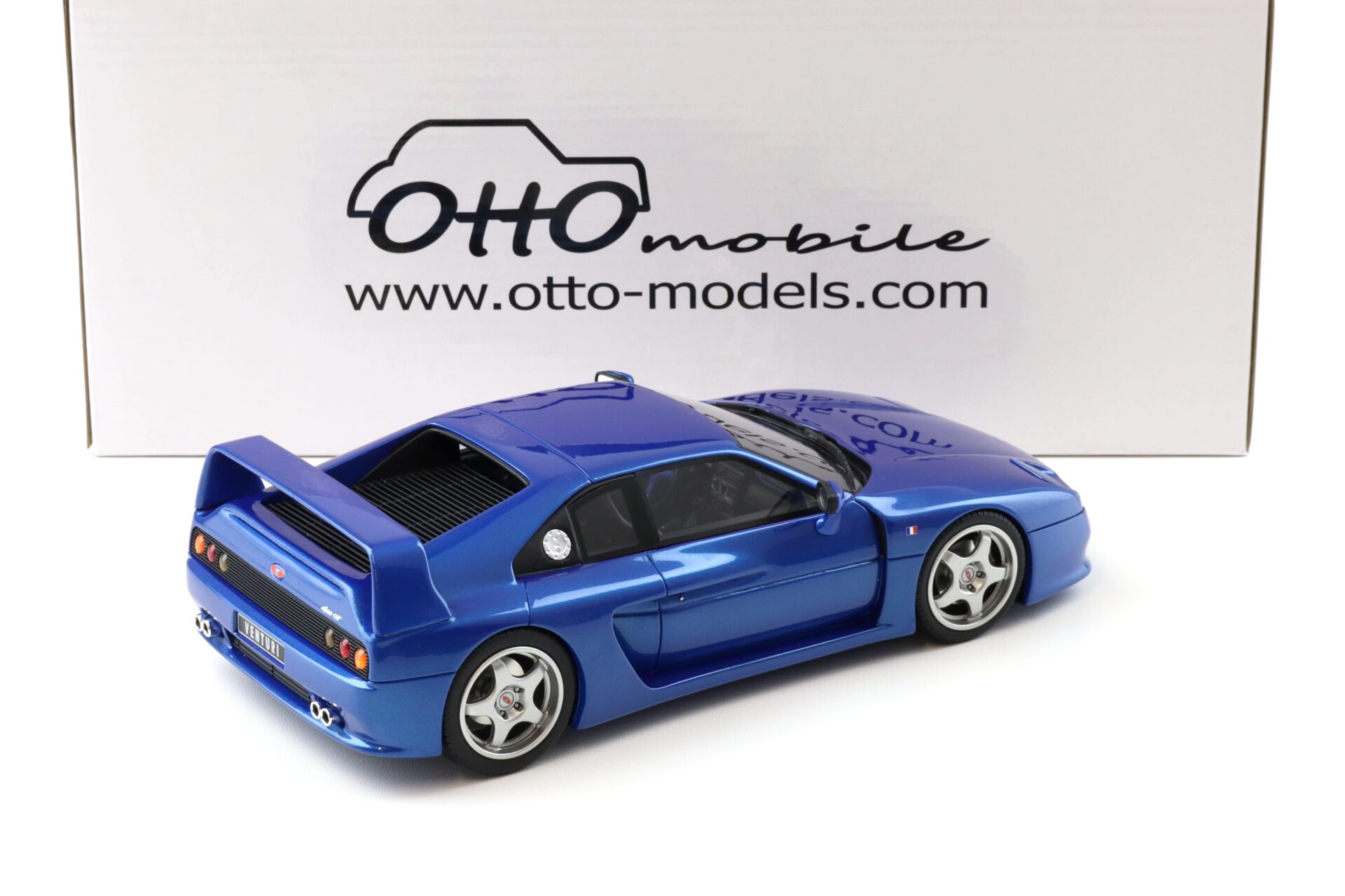 1:18 OTTO mobile OT1088 Venturi 400 GT Phase 2 blue Atlantic 1994