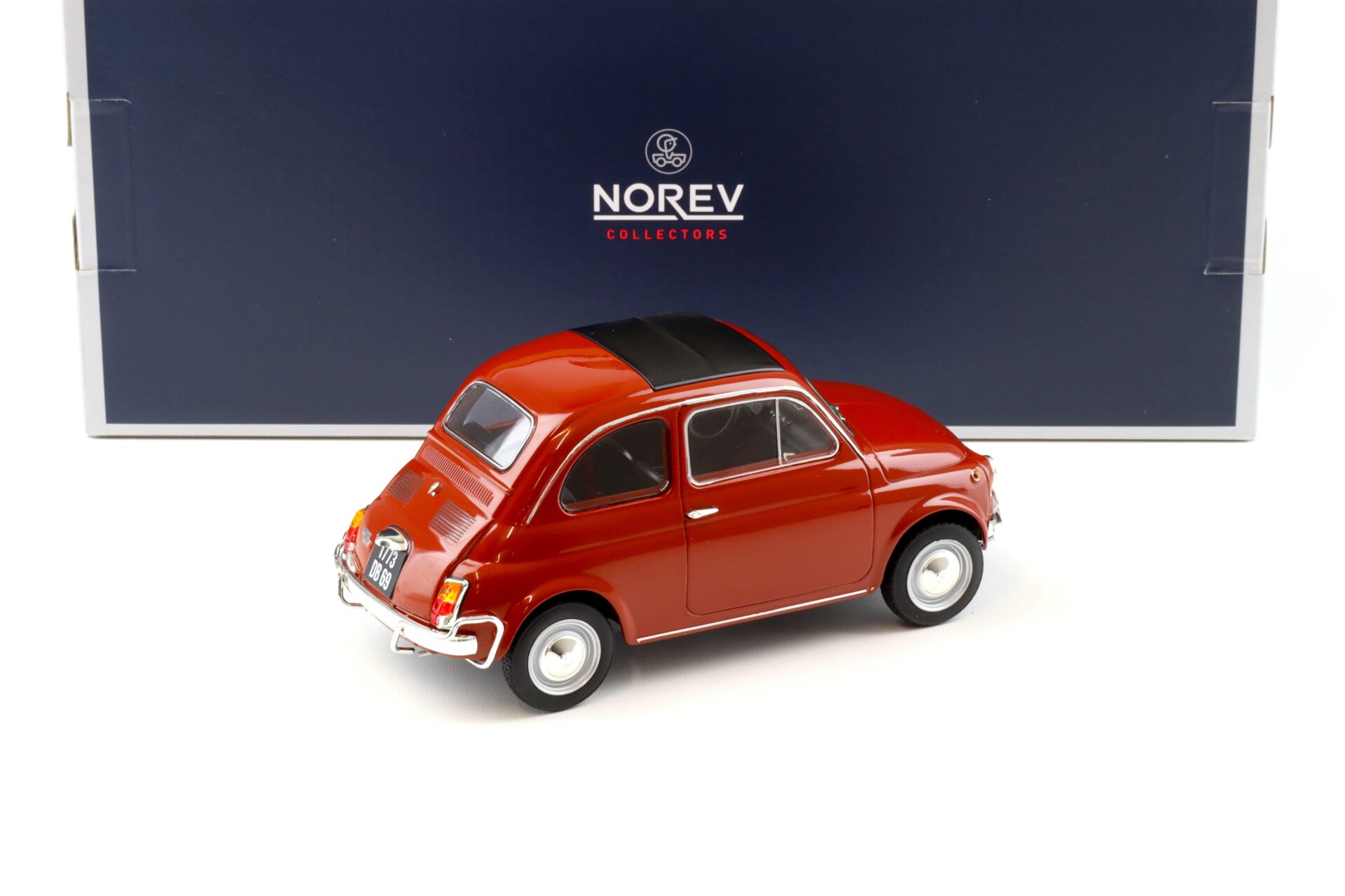 1:18 Norev Fiat 500 L 1968 Corallo red 187771 - Limited 500 pcs.