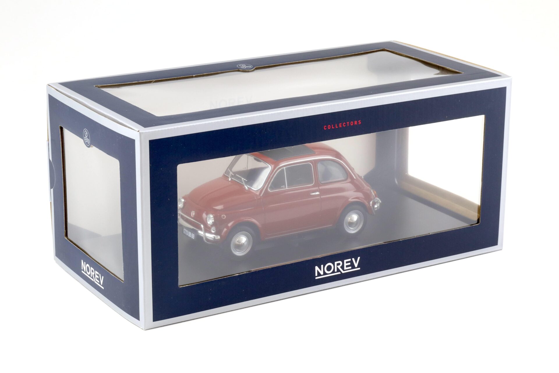 1:18 Norev Fiat 500 L 1968 Corallo red 187771 - Limited 500 pcs.