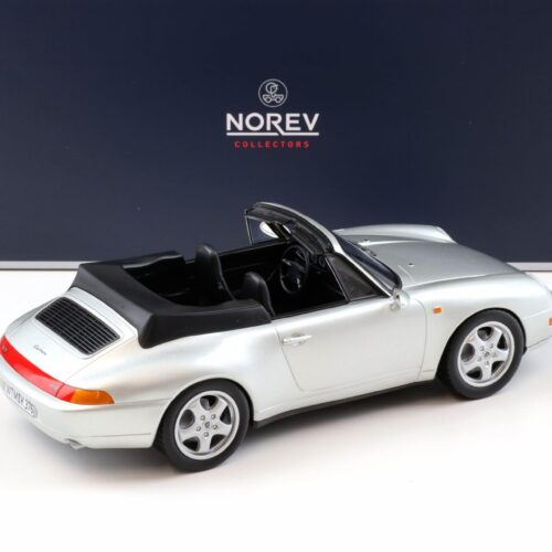 1:18 Norev Porsche 911 993 Carrera Cabriolet 1993 silver 187592