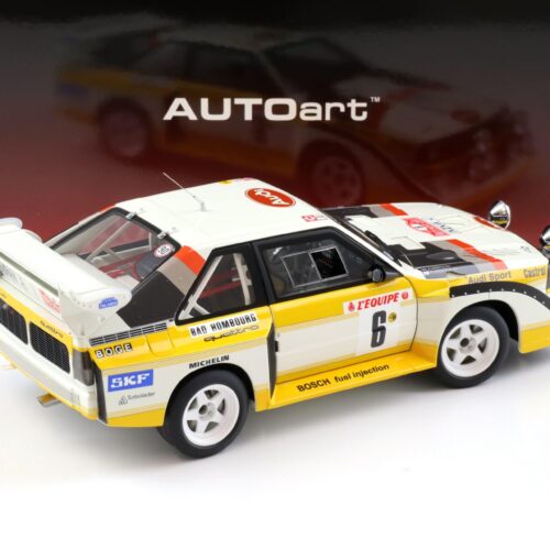 1:18 AUTOart Audi Sport Quattro S1 #6 Rally Monte Carlo 1986 Mikkola/ Hertz 88602