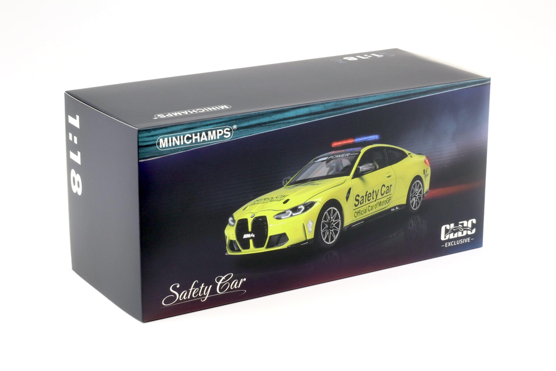1:18 Minichamps BMW M4 (G82) Coupe 2020 Sao Paulo yellow Safety Car MotoGP