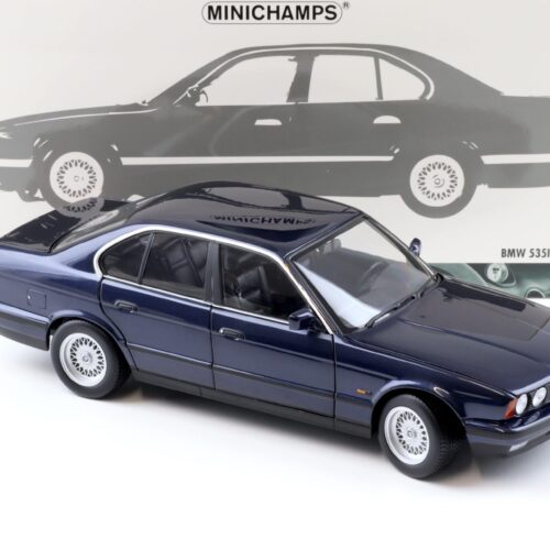 1:18 Minichamps BMW 535i E34 Limousine 1988 dark blue metallic