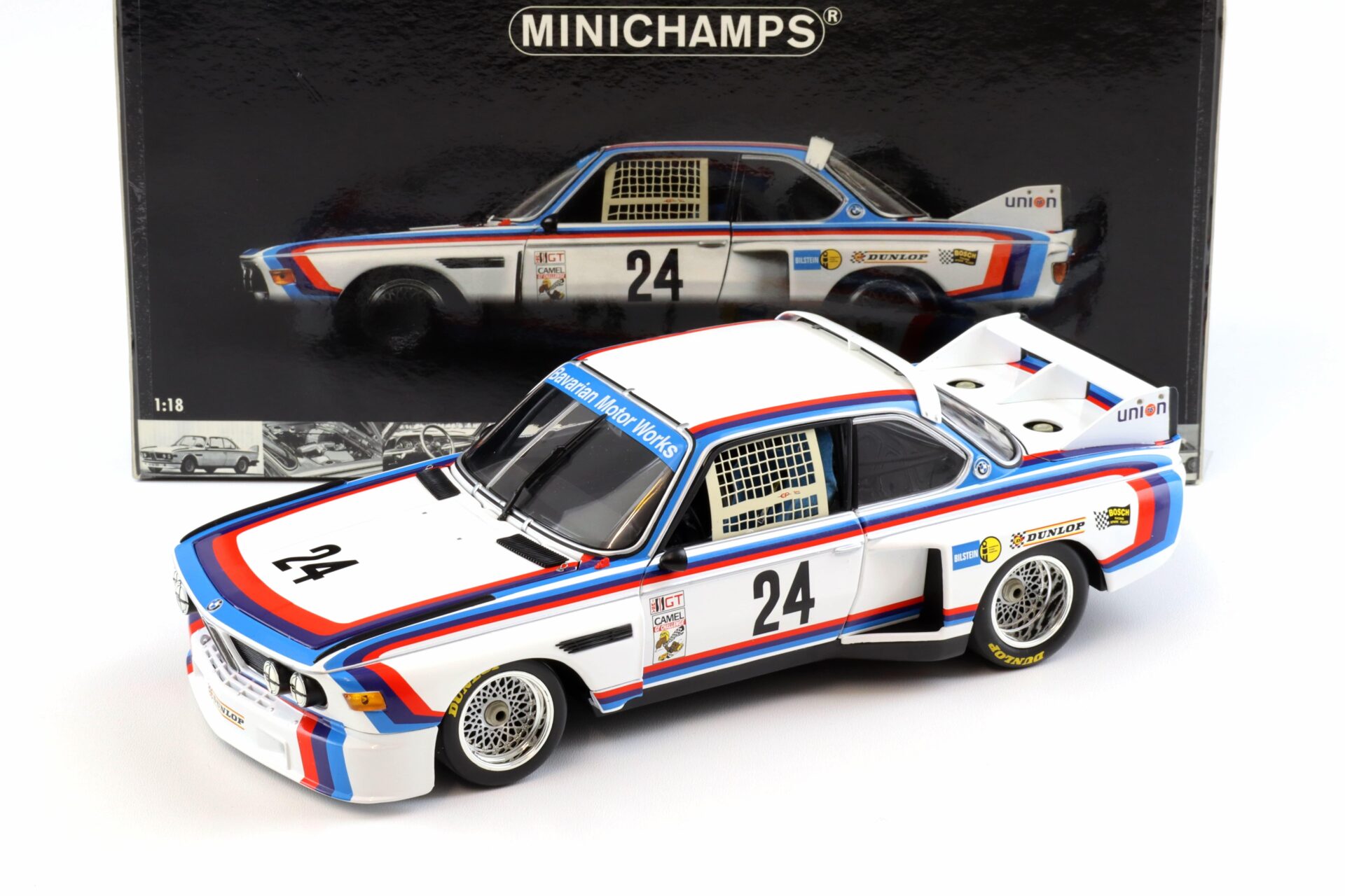 ID 98242 orig.jpg 1:18 Minichamps BMW 3.5 CSL 6H Riverside 1975 S.Posey/ Redman #24