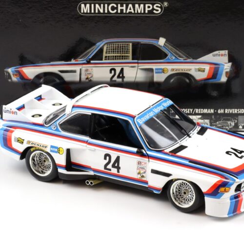 1:18 Minichamps BMW 3.5 CSL 6H Riverside 1975 S.Posey/ Redman #24