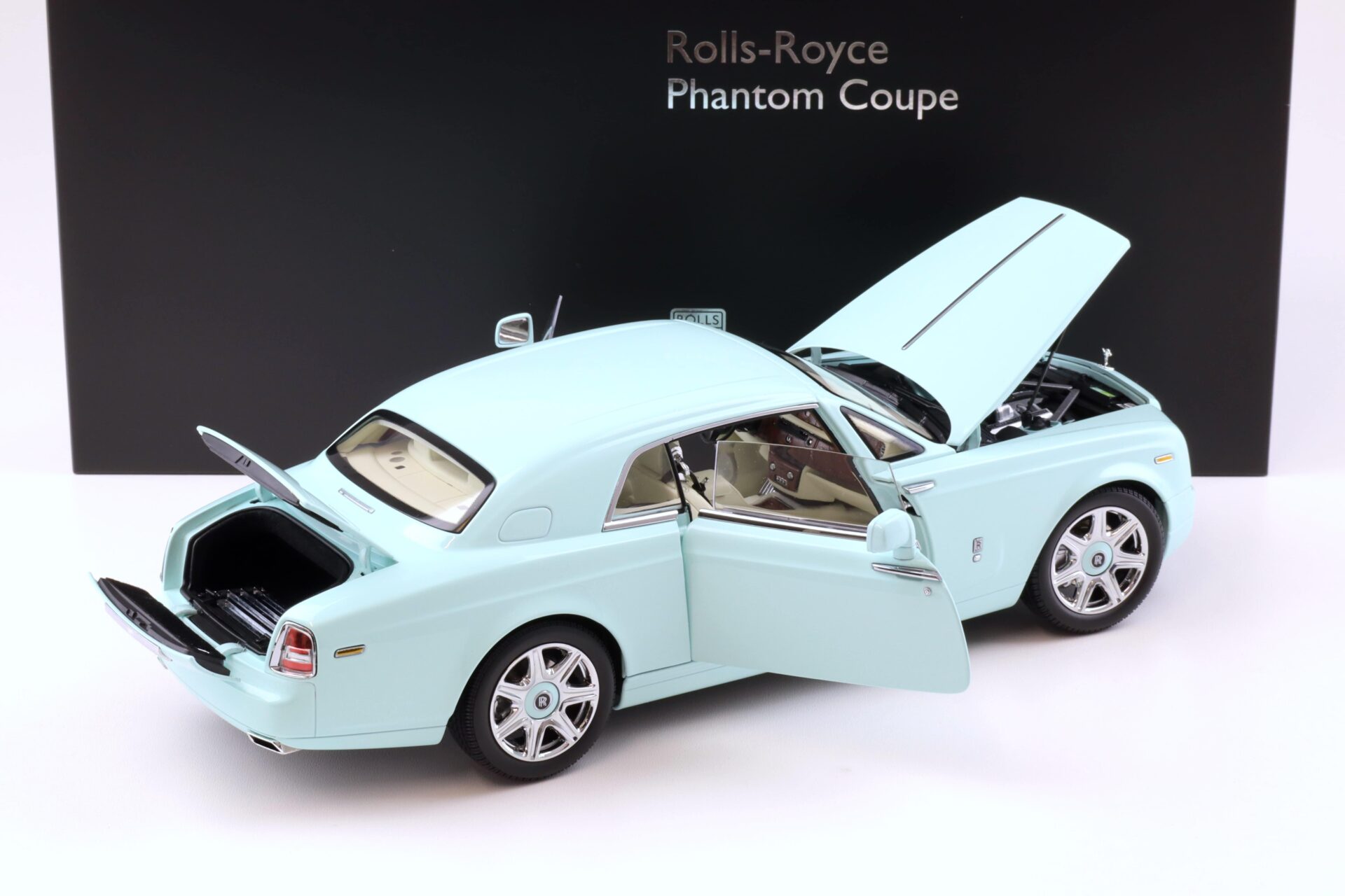 1:18 Kyosho Rolls Royce Phantom Coupe Turquoise blue KS08862TBL