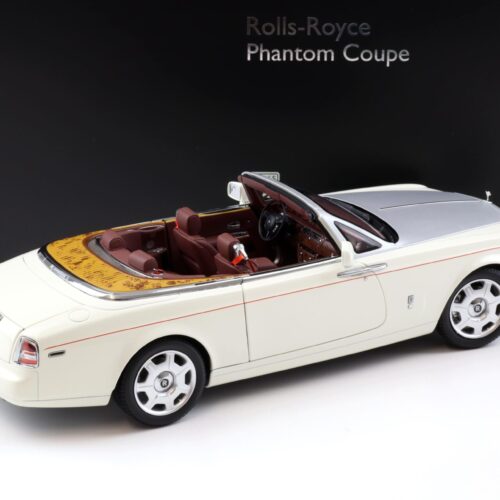 1:18 Kyosho Rolls Royce Phantom Drophead Coupe English white KS08871EW2