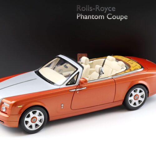 1:18 Kyosho Rolls Royce Phantom Drophead Coupe orange metallic KS08871P - Image 1