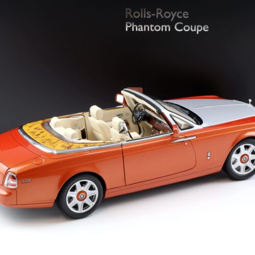 1:18 Kyosho Rolls Royce Phantom Drophead Coupe orange metallic KS08871P - Image 3