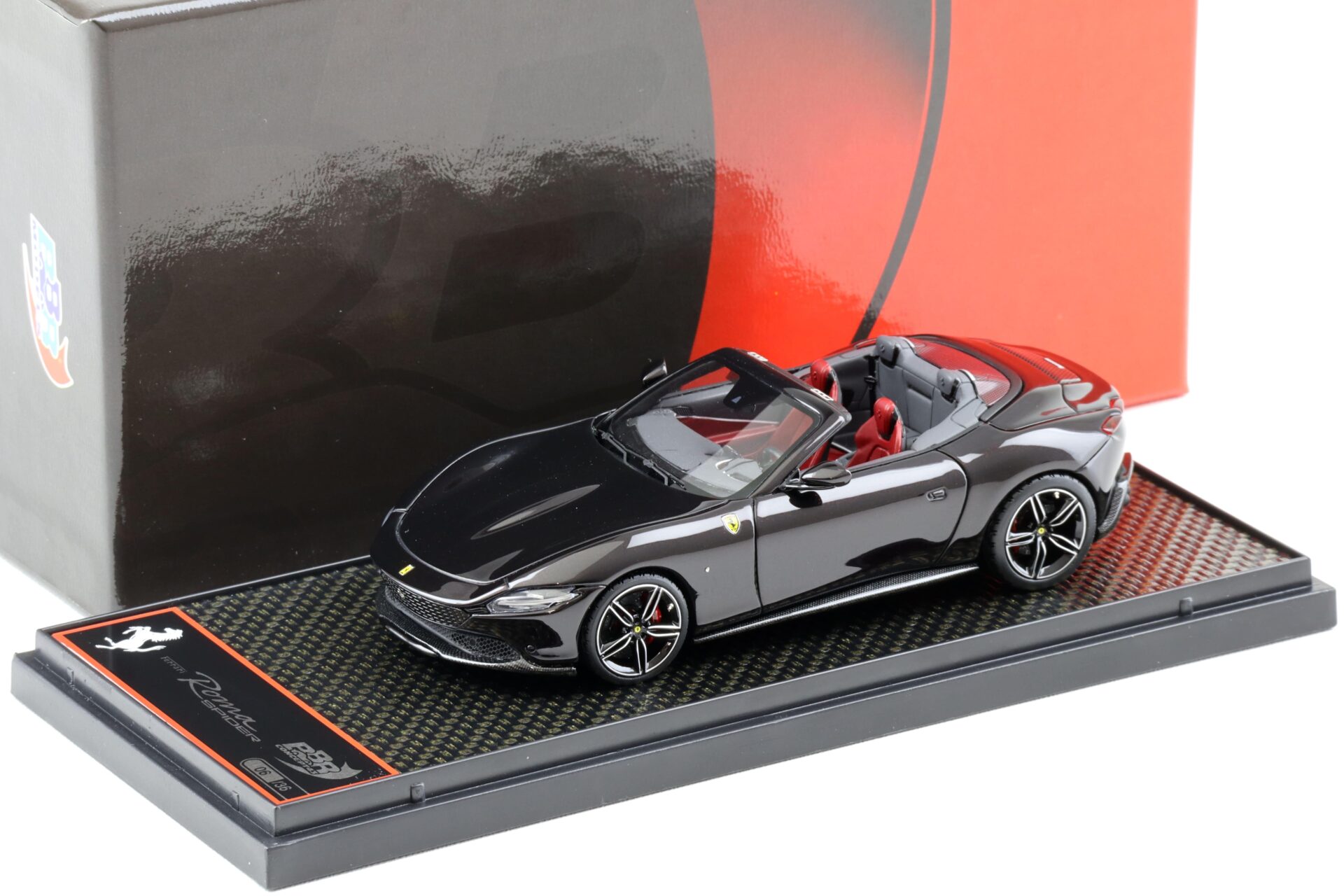 1:43 BBR Ferrari Roma Spider Nero Purosangue black - Limited 36 pcs.