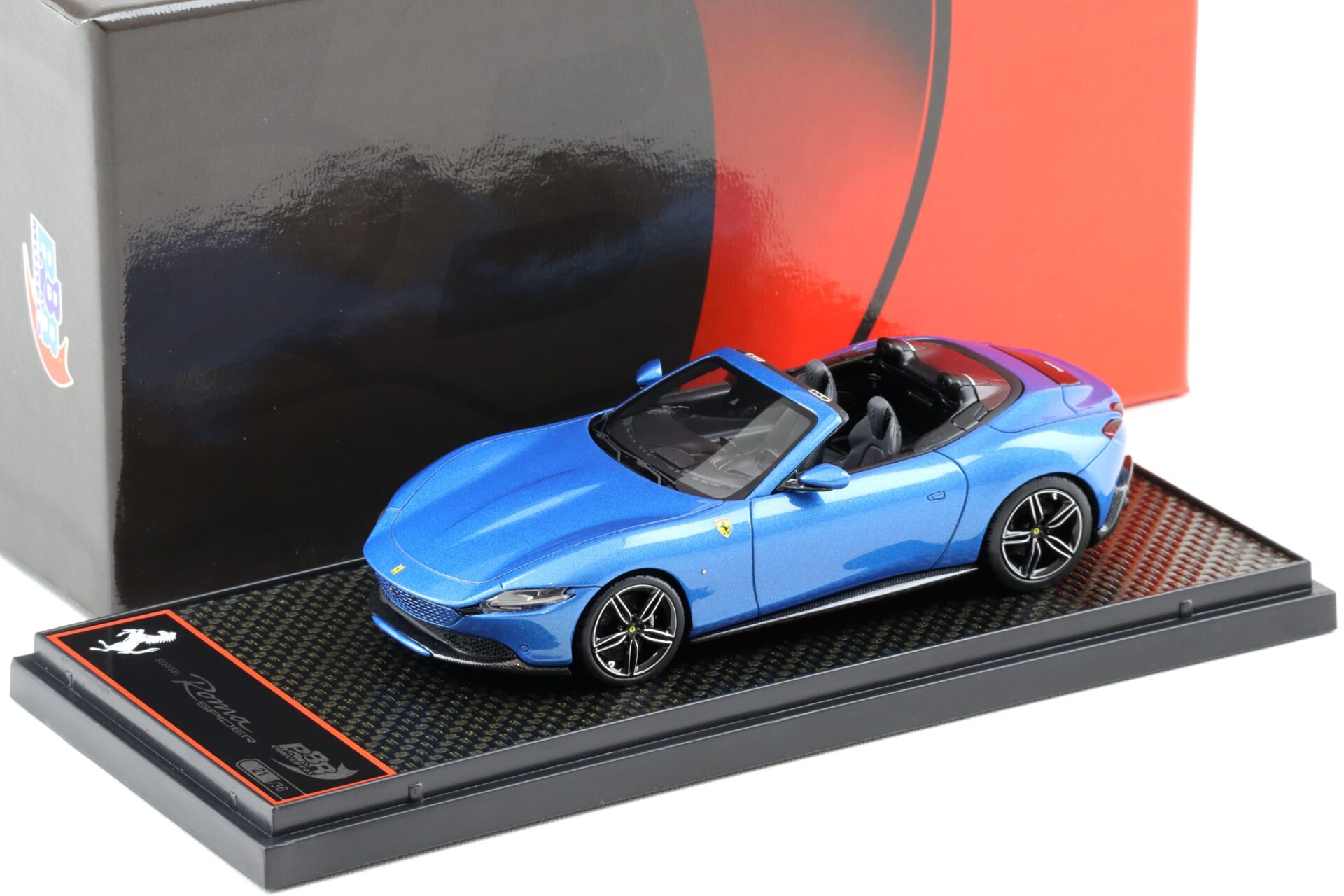 1:43 BBR Ferrari Roma Spider Blue Corsa blue metallic - Limited 36 pcs.