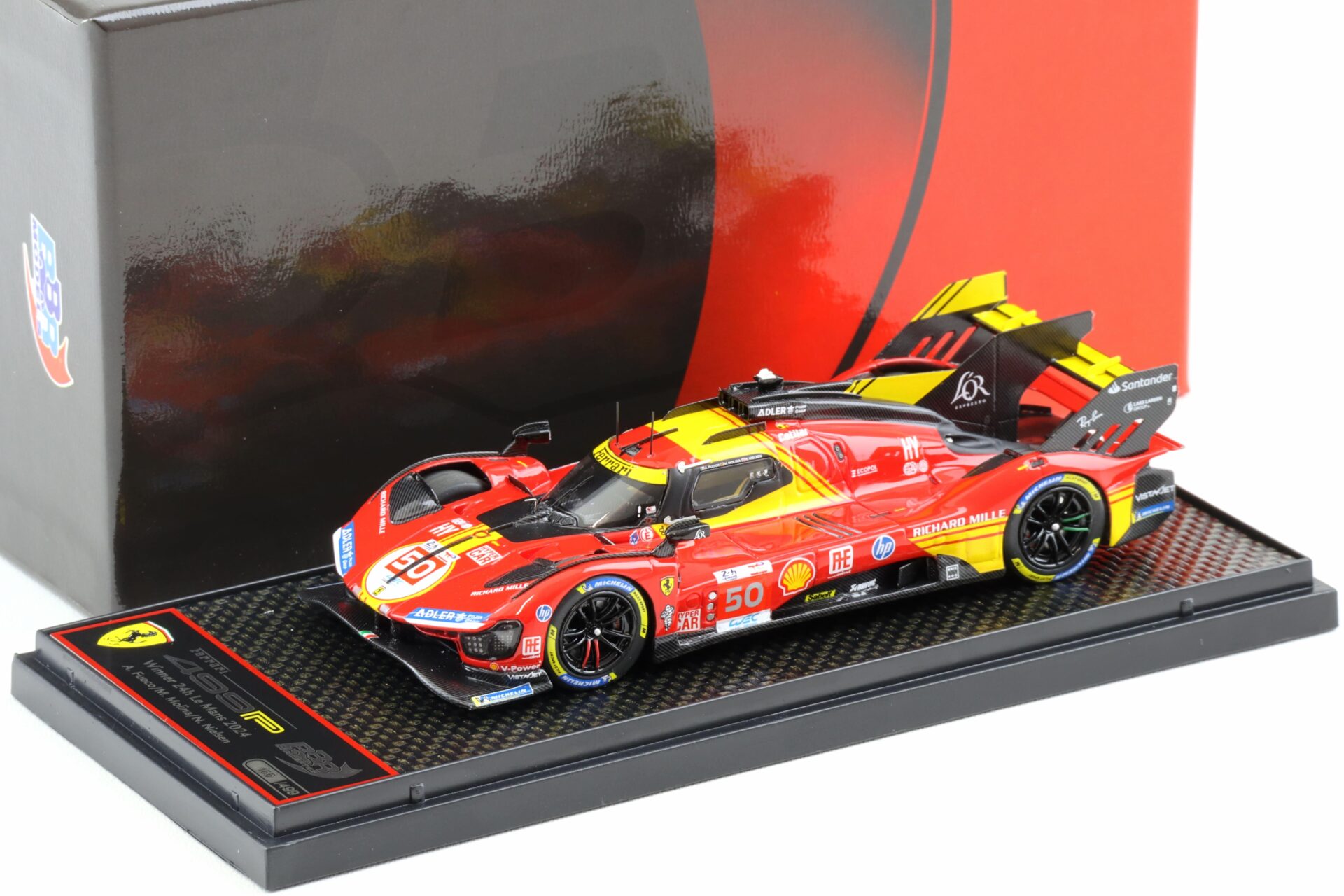 1:43 BBR Ferrari 499P #50 Winner 24h Le Mans 2024 Fuoco/Nielsen/Molina - Limited 499 pcs.