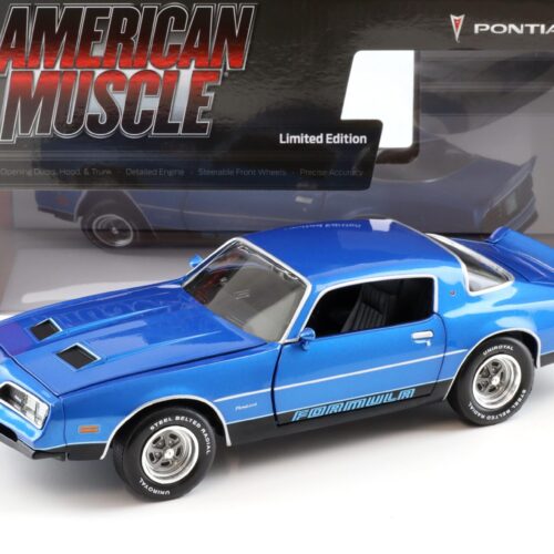 1:18 Auto World 1978 Pontiac Firebird Formula Martinique Blue metallic