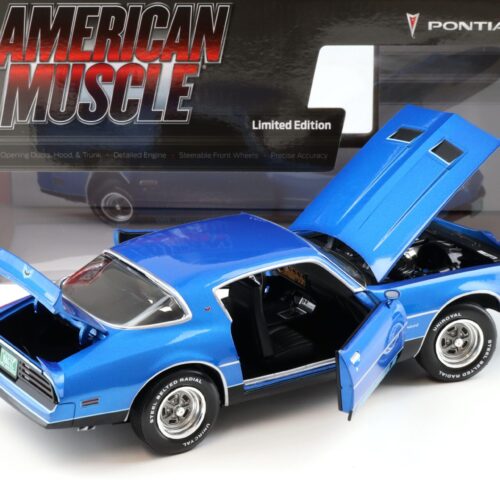 1:18 Auto World 1978 Pontiac Firebird Formula Martinique Blue metallic