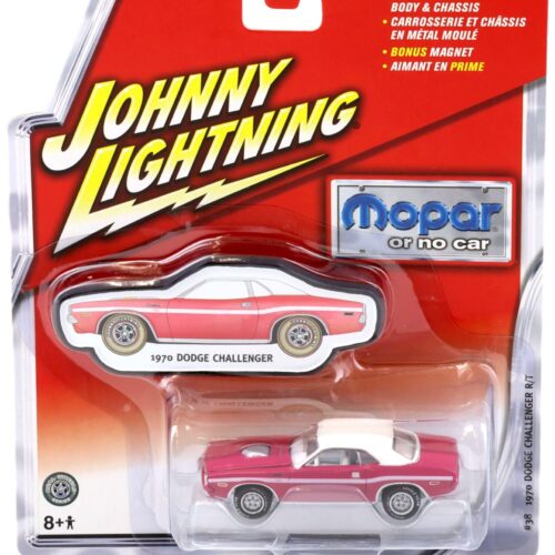 1:64 Johnny Lightning #38 MOPAR 1970 Dodge Challenger R/T panther pink