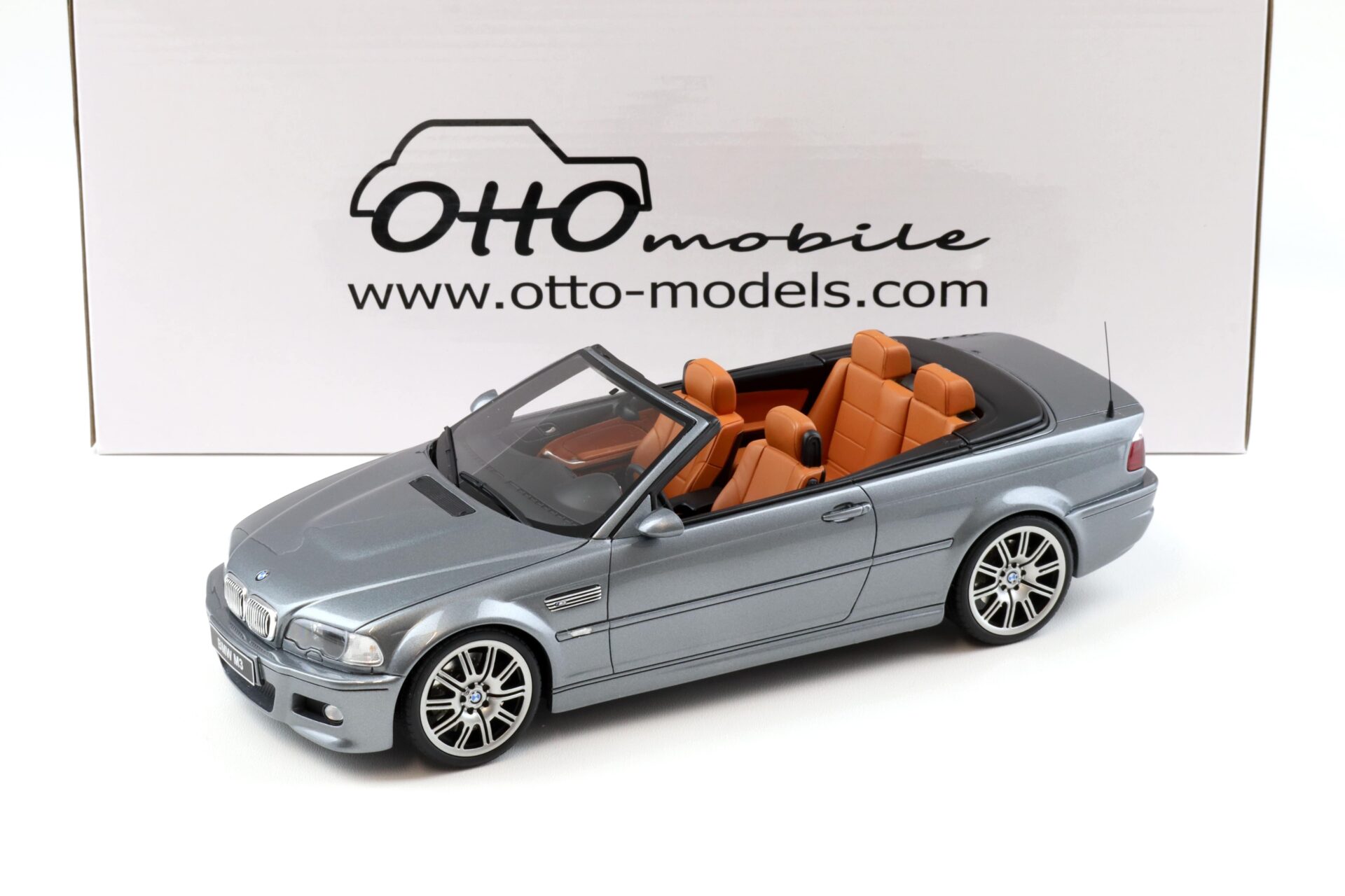 ID 98517 orig 1.jpg 1:18 OTTO mobile OT1006 BMW M3 (E46) Convertible 2004 grey metallic