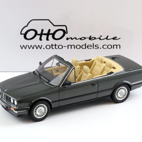 1:18 OTTO mobile OT572 BMW 325i E30 Convertible 1988 green metallic
