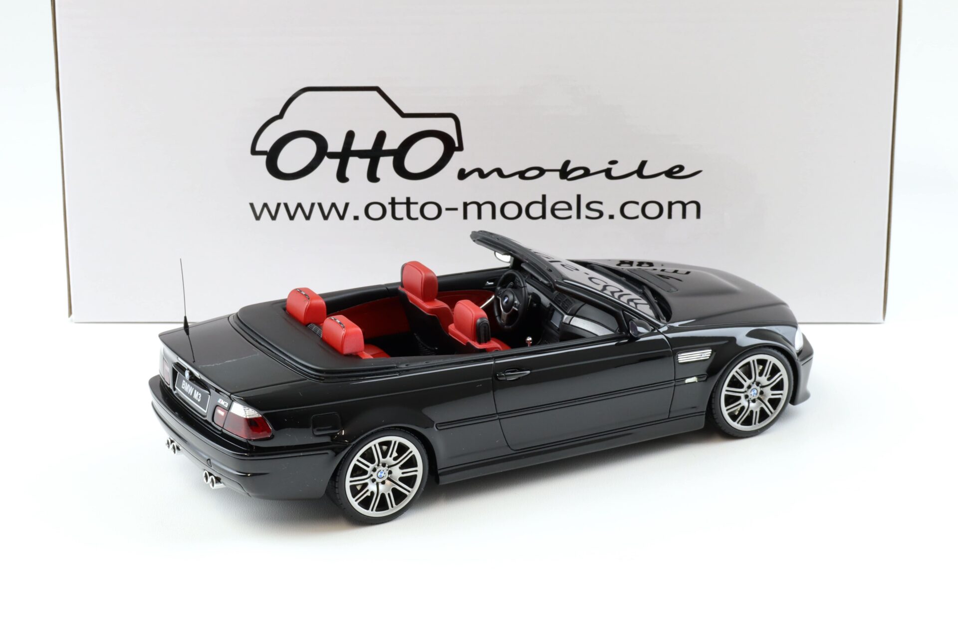 1:18 OTTO mobile OT380 BMW M3 E46 Convertible 2004 black