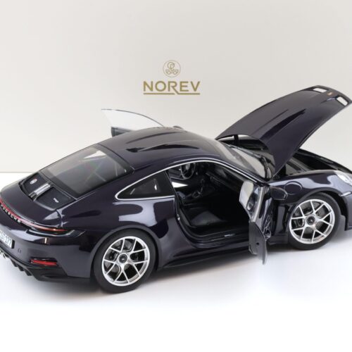 1:18 Norev Porsche 911 992 S/T Coupe 2023 PTS viola metallic - Limited 400 pcs.