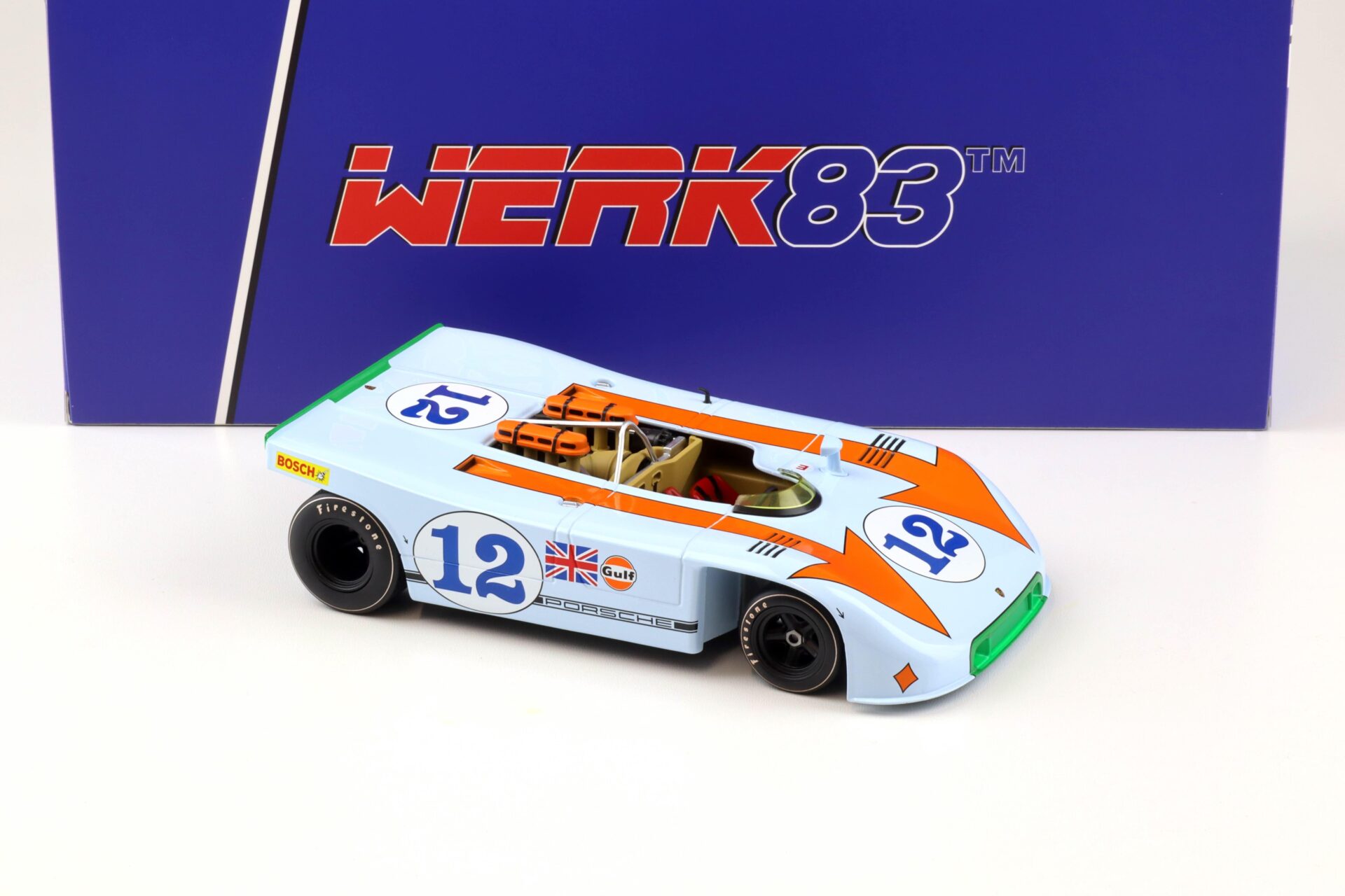 1:18 WERK83 Porsche 908/03 Winner Targa Florio 1970 Siffert/ Redman #12 Gulf