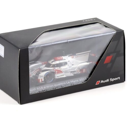1:43 Spark Audi E18 e-tron quattro #8 Le Mans 2015 Grassi/ Duval DEALER VERSION - Image 3