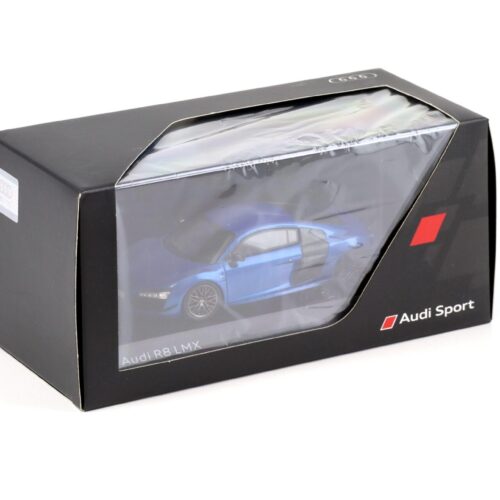 1:43 Spark Audi R8 LMX 2014 Ara blue DEALER VERSION