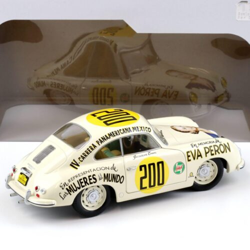 1:18 Solido Porsche 356 PRE-A #200 Carrera Panamericana Mexico 1953 beige
