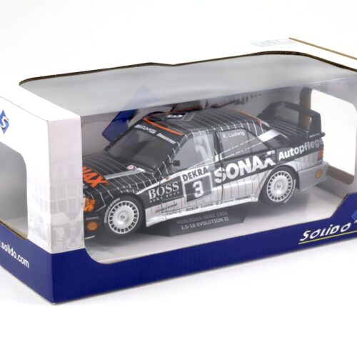1:18 Solido Mercedes 190E 2.5-16 EVO 2 DTM 1992 K.Ludwig #3 SONAX
