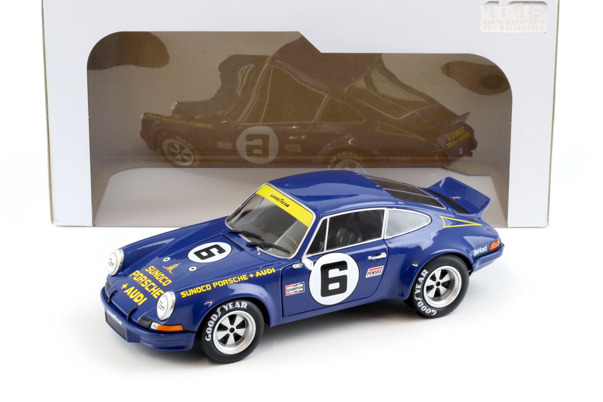 ID 98973 orig.jpg 1:18 Solido Porsche 911 RSR 24h of Daytona 1973 #6 Sunoco blue