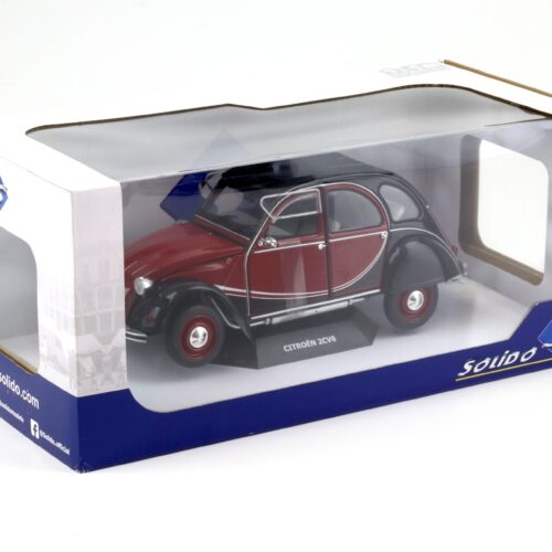 1:18 Solido Citroen 2CV 6 Charleston 1982 red/ black - Image 5
