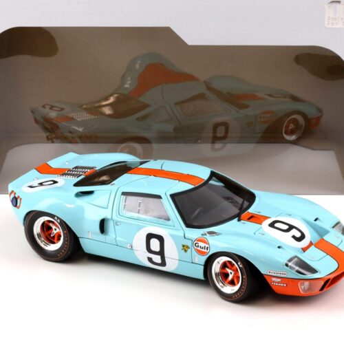 1:18 Solido Ford GT40 Winner 24h Le Mans 1968 #9 Rodriguez, Bianchi Gulf blue