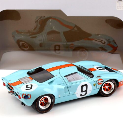 1:18 Solido Ford GT40 Winner 24h Le Mans 1968 #9 Rodriguez, Bianchi Gulf blue