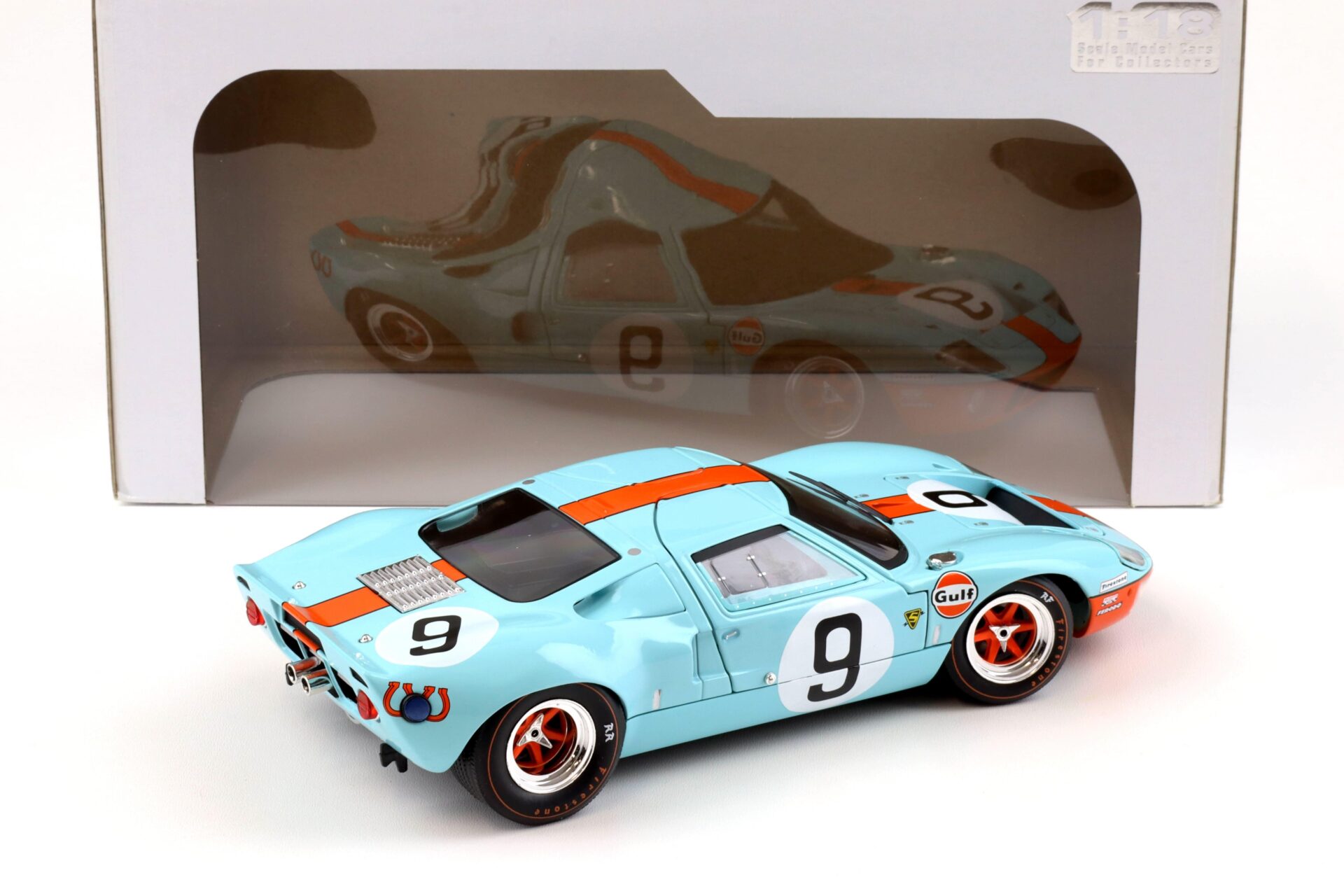 1:18 Solido Ford GT40 Winner 24h Le Mans 1968 #9 Rodriguez, Bianchi Gulf blue
