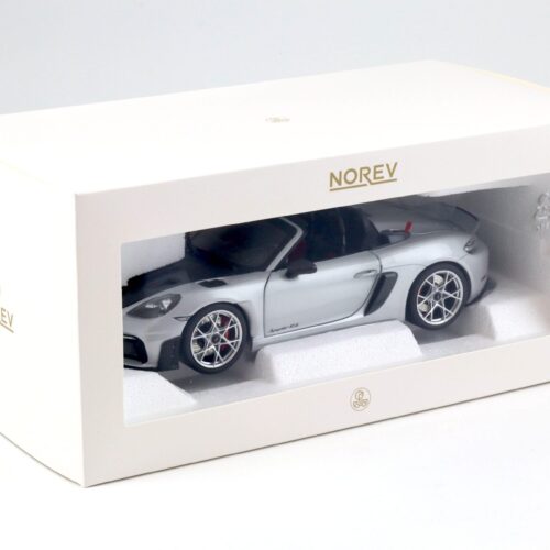1:18 Norev Porsche 718 Spyder RS Weissach Package 2023 GT-silver metallic