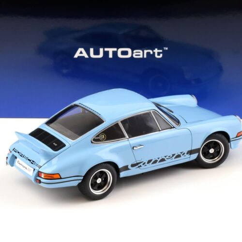 1:18 AUTOart Porsche 911 Carrera RS 2.7 Gulf blue/ black stripes 78032