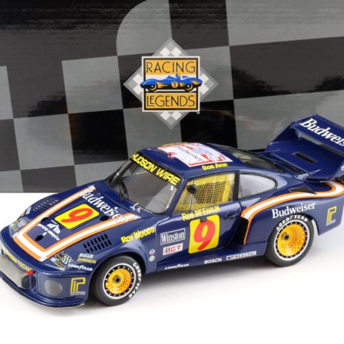 1:18 Exoto Porsche 935 Turbo 12h Winner Sebring 1979 Budweiser #9 RLG19104
