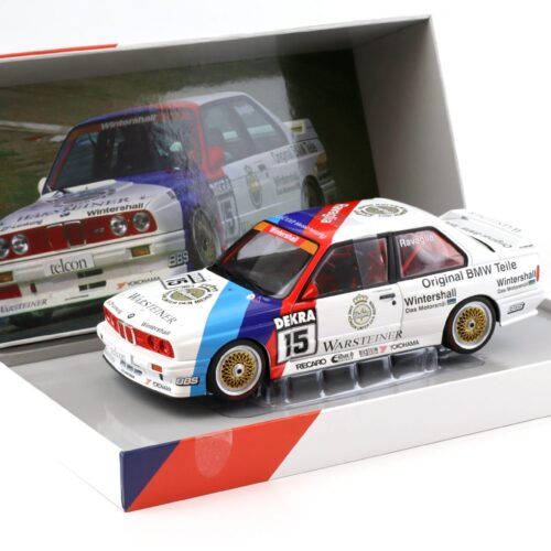 1:18 WERK83 BMW M3 E30 #15 DTM Champion 1989 Ravaglia Warsteiner Collectors box