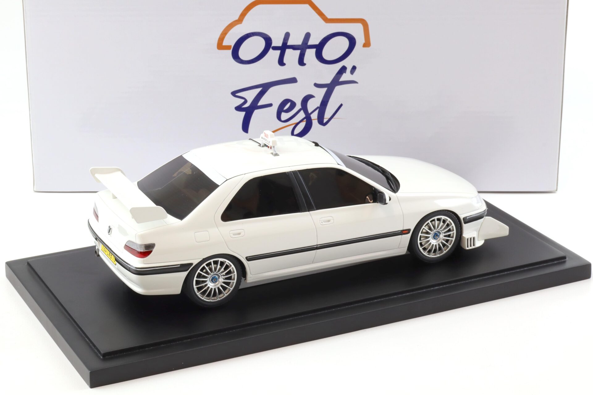 1:18 OTTO mobile OT1120 Peugeot 406 Taxi 1998 white OTTO Fest 15th Anniversary
