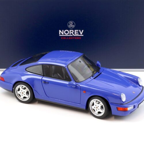 1:18 Norev Porsche 911 (964) Carrera 4 Coupe 1990 Maritim blue - Limited 504 pcs.