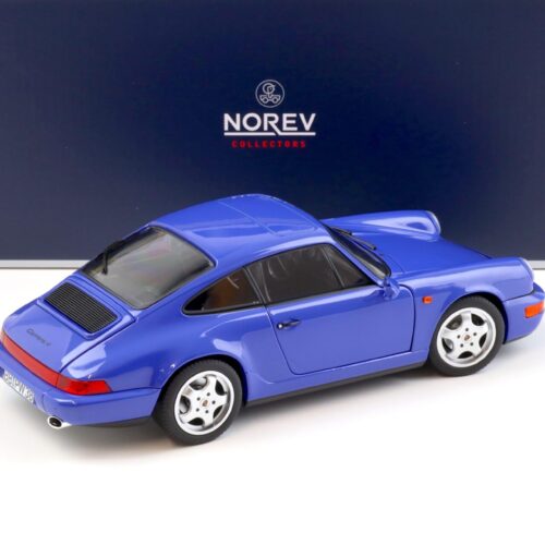 1:18 Norev Porsche 911 (964) Carrera 4 Coupe 1990 Maritim blue - Limited 504 pcs.
