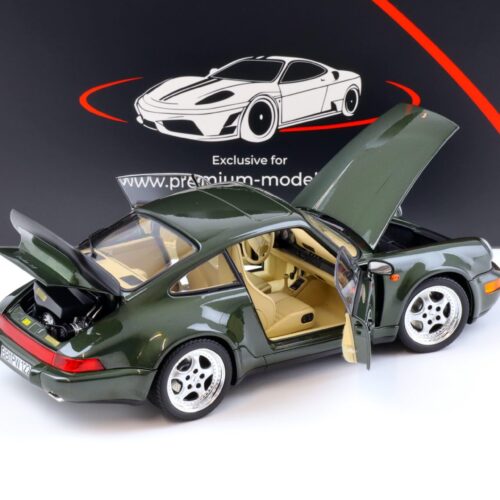 1:18 Norev Porsche 911 964 Turbo 3.6 Coupe 1993 Oak green metallic - Limited 999 pcs.
