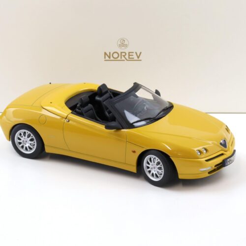 1:18 Norev Alfa Romeo Spider 2.0 T.Spark 1999 with Softtop Zoe yellow - Limited 150 pcs.