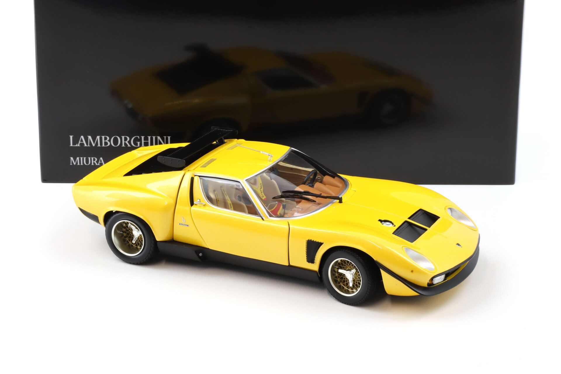 1:18 Kyosho Lamborghini Miura SVR yellow metallic/ black 08319GY