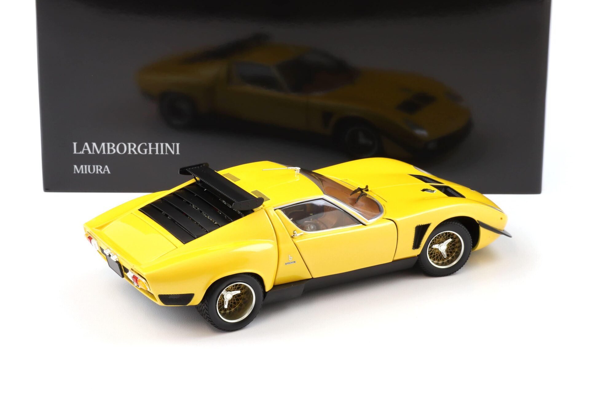 1:18 Kyosho Lamborghini Miura SVR yellow metallic/ black 08319GY